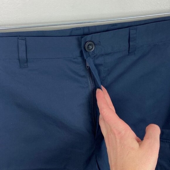 New Selected Homme Blue Cargo Shorts Size XL Molke Sky Captain Summer Short NWOT - Picture 6 of 12